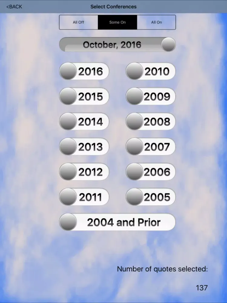 Ảnh chụp màn hình của Who Said This in Conference (LDS GEN CONF) iPad 
