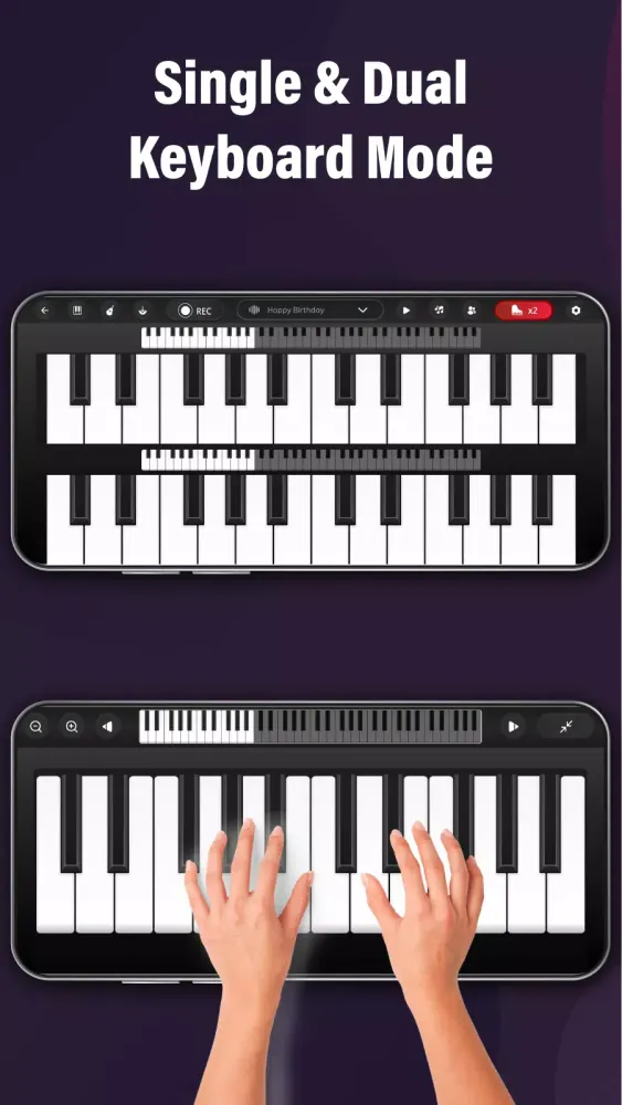 ภาพหน้าจอของ Piano Keyboard: Piano Practice