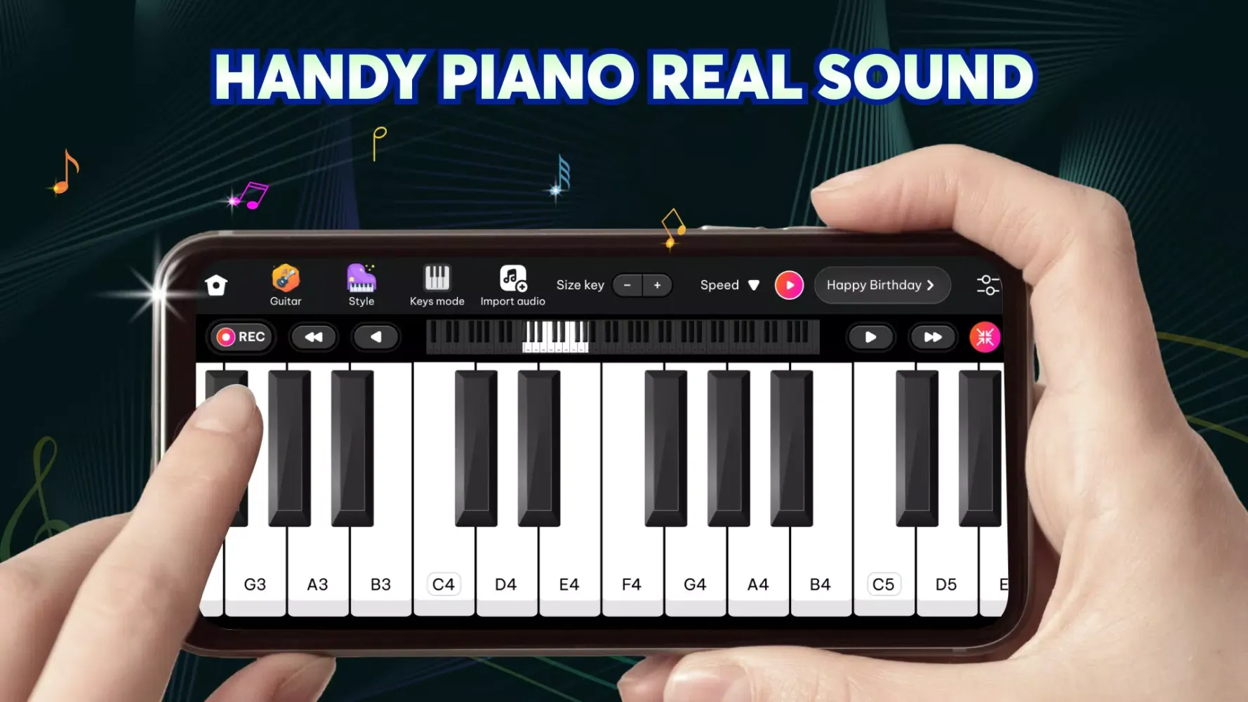 Captures d'écran de Musical Instrument-Learn Piano