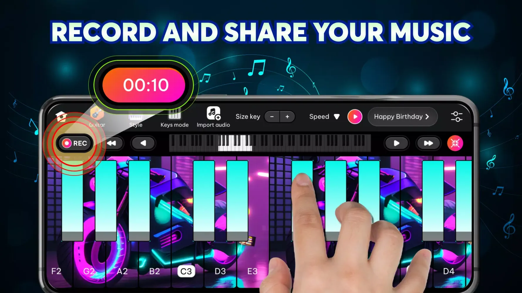 Captures d'écran de Musical Instrument-Learn Piano