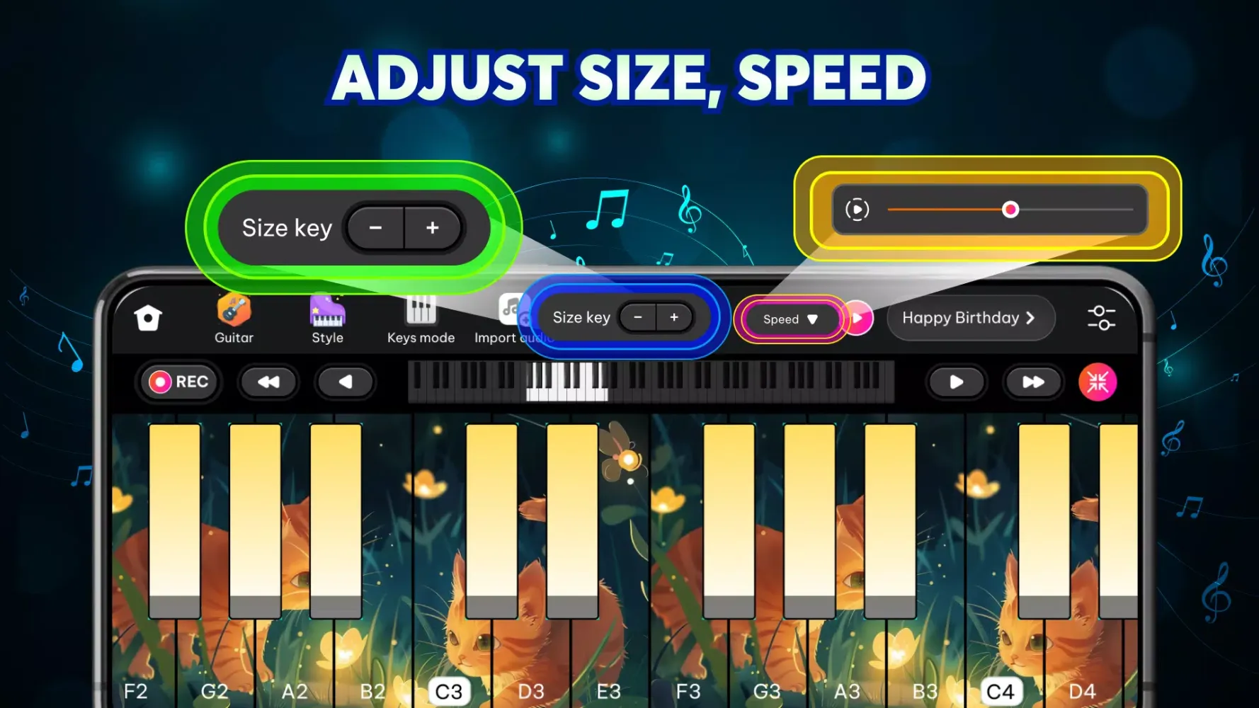 Captures d'écran de Musical Instrument-Learn Piano