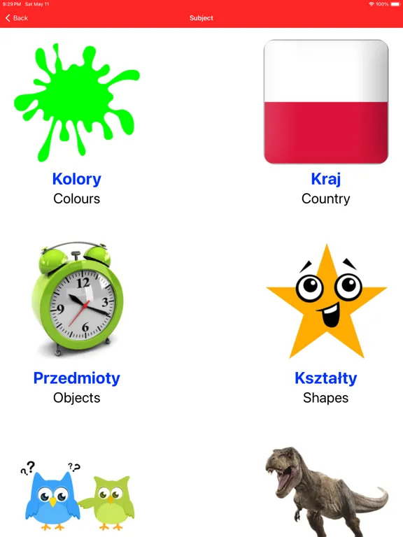 Capturas de pantalla de Learn Polish Voca Pro iPad 
