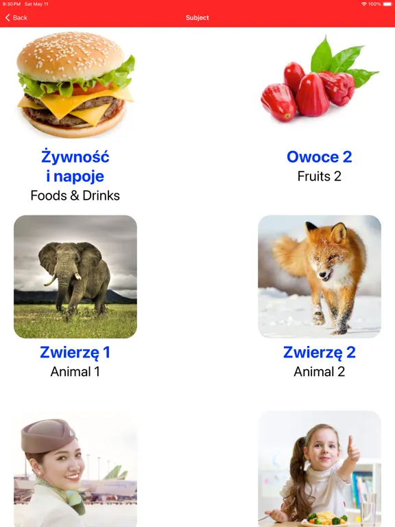 Capturas de pantalla de Learn Polish Voca Pro iPad 