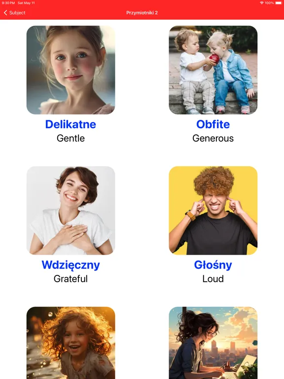 Capturas de pantalla de Learn Polish Voca Pro iPad 