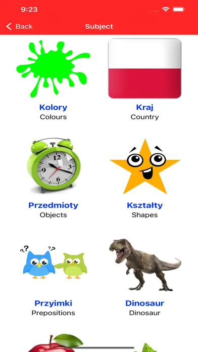 Capturas de pantalla de Learn Polish Voca Pro