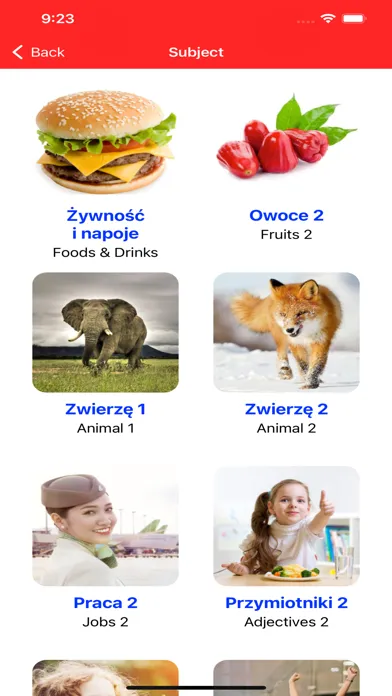 Capturas de pantalla de Learn Polish Voca Pro