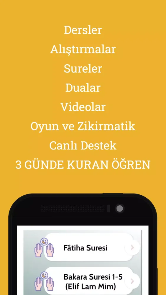 Zrzuty ekranu i am learning quran