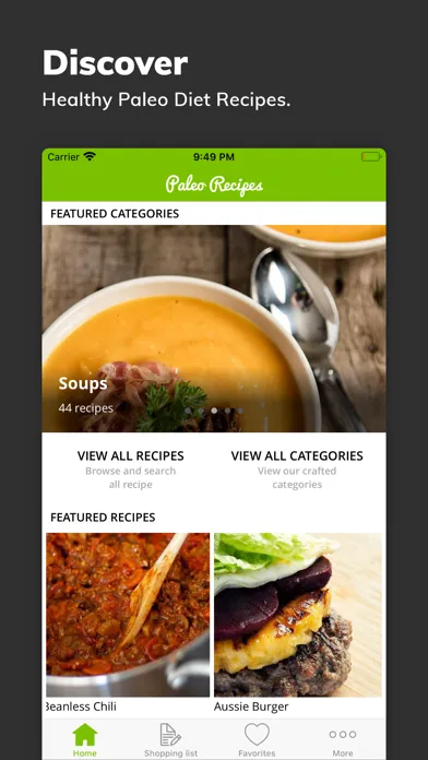 Capturas de pantalla de Healthy Paleo Diet Recipe