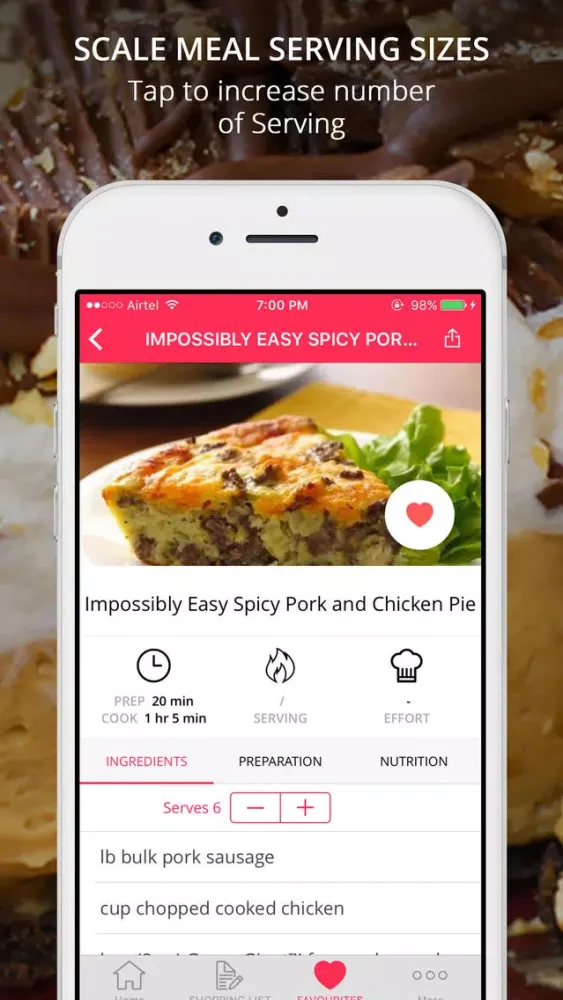 Capturas de tela do Pie Recipes Pro - Cook And Learn Guide