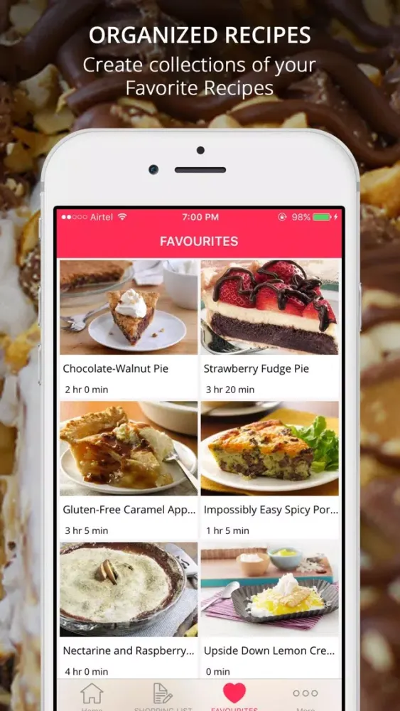 Capturas de tela do Pie Recipes Pro - Cook And Learn Guide
