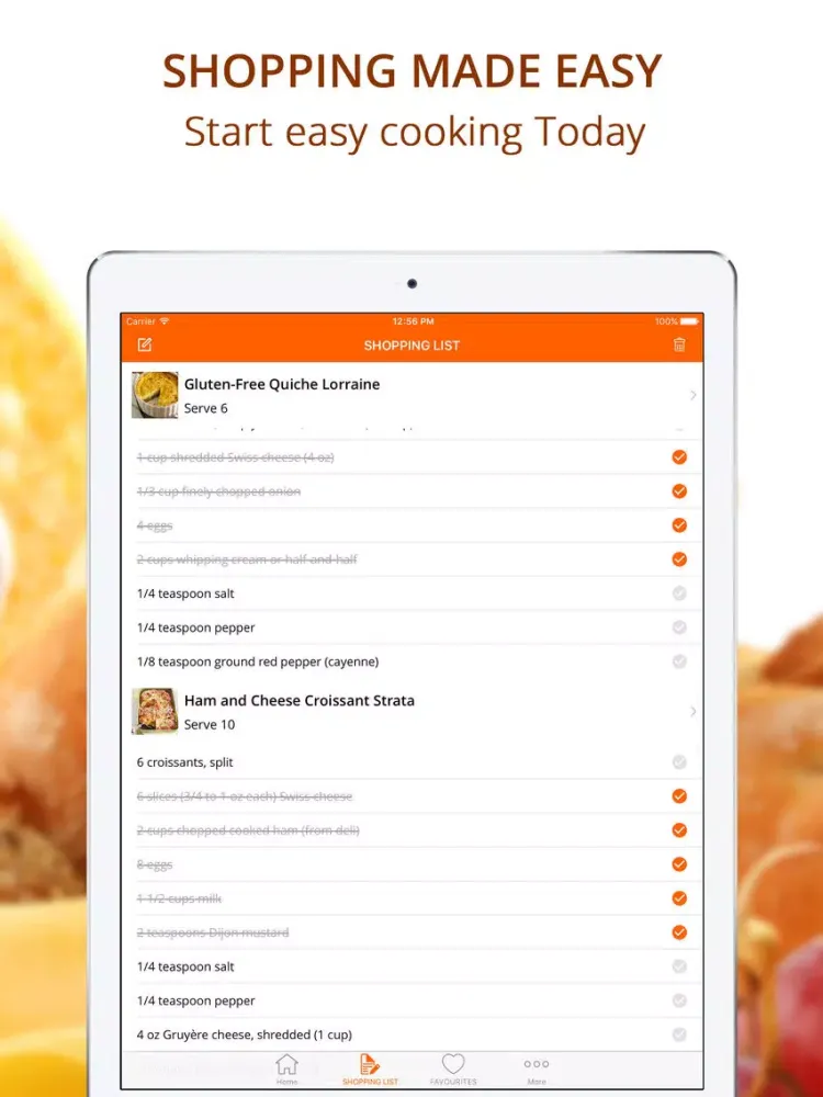 Zrzuty ekranu Easy BreakFast Recipe pro - Cook And Learn Guide iPad 