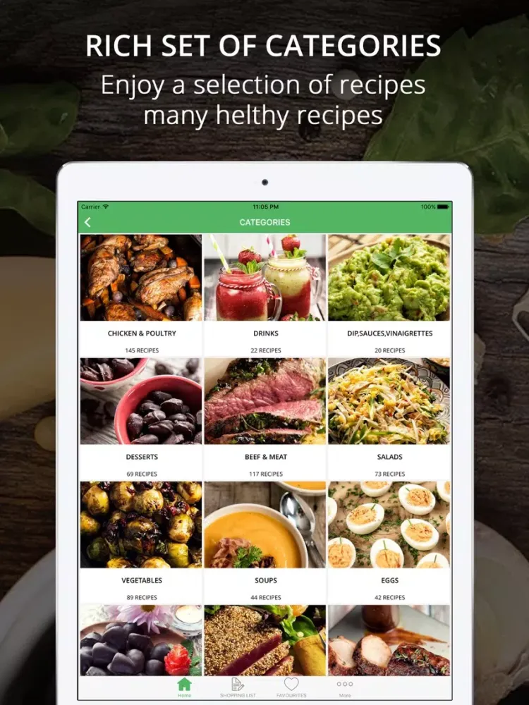 Zrzuty ekranu Paleo Recipes Pro - Caveman's Cook Guide iPad 