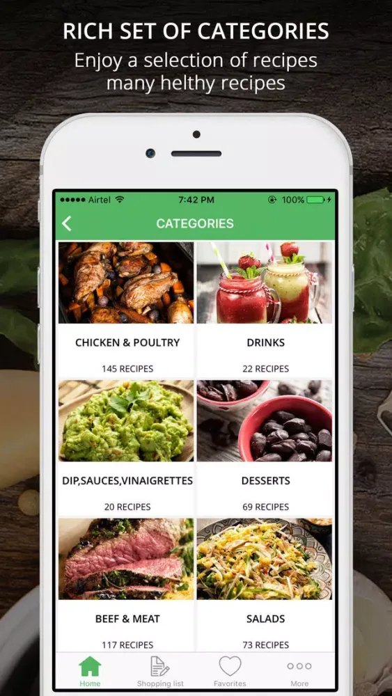 Zrzuty ekranu Paleo Recipes Pro - Caveman's Cook Guide