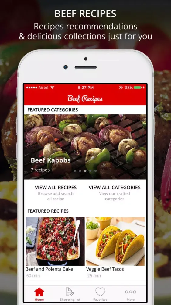 Captures d'écran de Beef Recipe Pro - Cook And Learn Guide