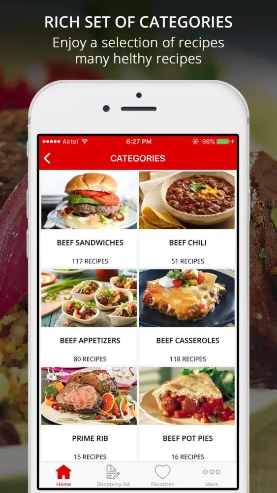 Captures d'écran de Beef Recipe Pro - Cook And Learn Guide