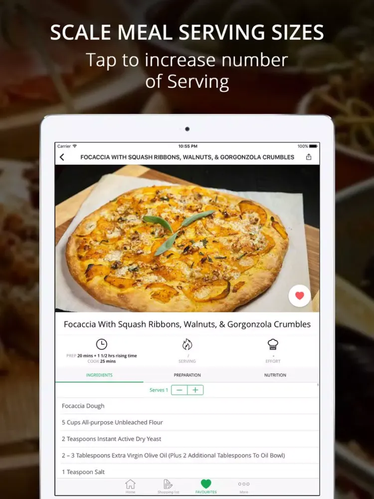 Italian Recipes Pro - Cook And Learn Guide iPad  स्क्रीनशॉट