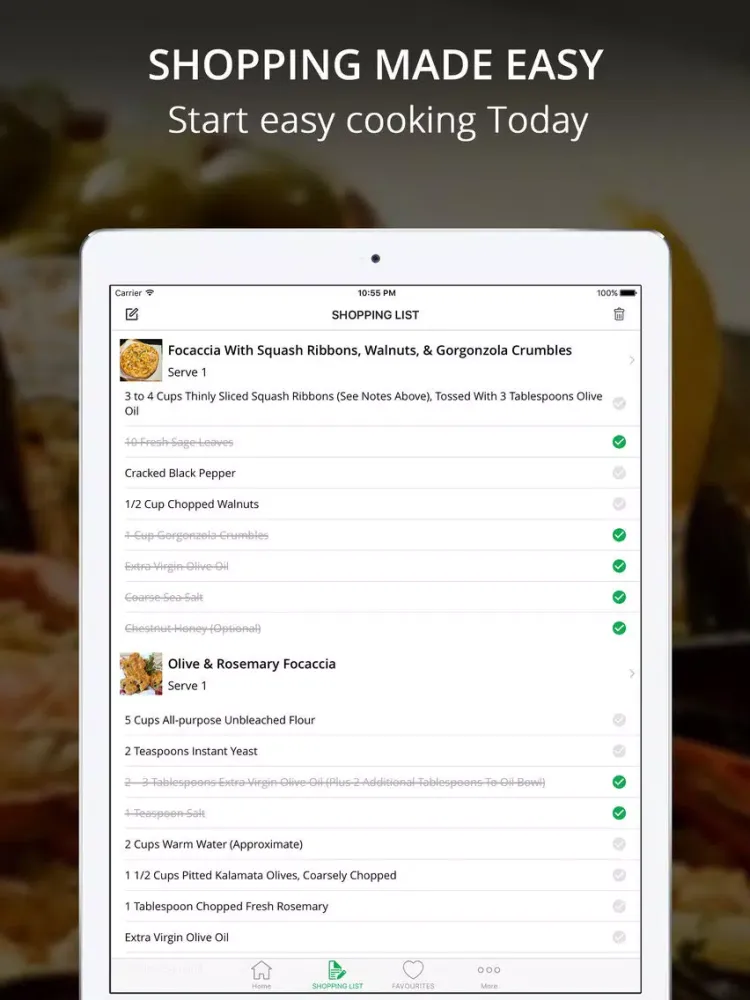 Italian Recipes Pro - Cook And Learn Guide iPad  स्क्रीनशॉट
