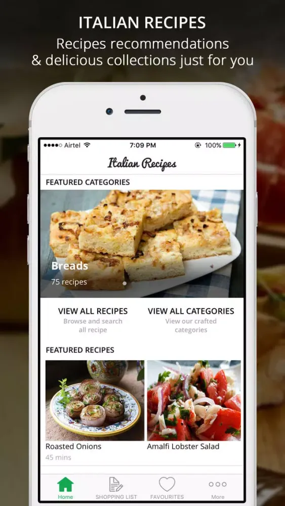 Italian Recipes Pro - Cook And Learn Guide स्क्रीनशॉट