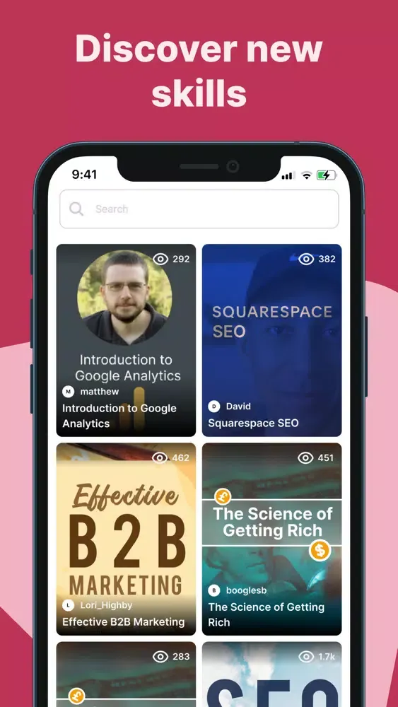Learnreel: Short Video Courses Ekran Görüntüleri