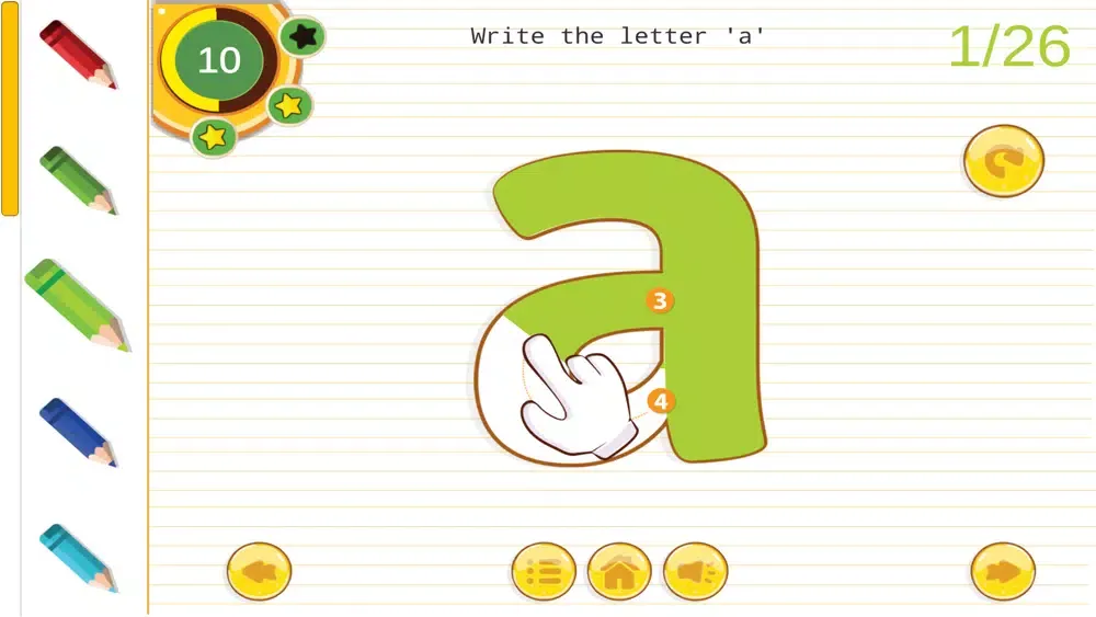 Captures d'écran de Learn English Letters Numbers