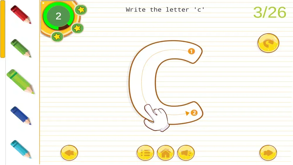 Captures d'écran de Learn English Letters Numbers