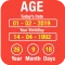 Age Calculator by Date of Birt