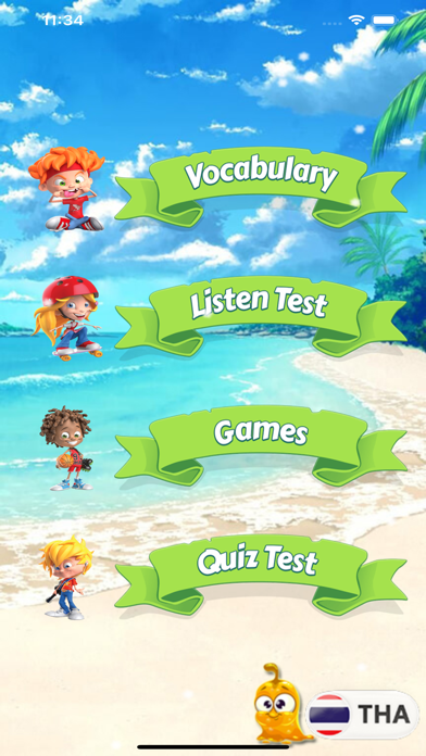 Capturas de tela do Learn Thai Alphabet Voca