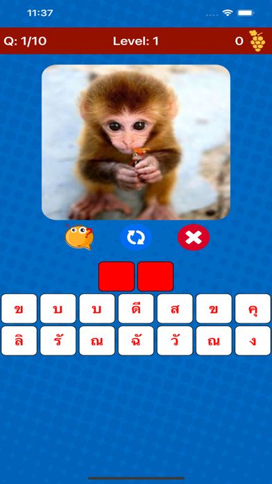Capturas de tela do Learn Thai Alphabet Voca