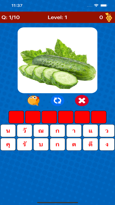 Capturas de tela do Learn Thai Alphabet Voca