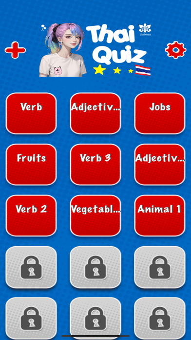 Game to learn Thai Flashcard Screenshots
