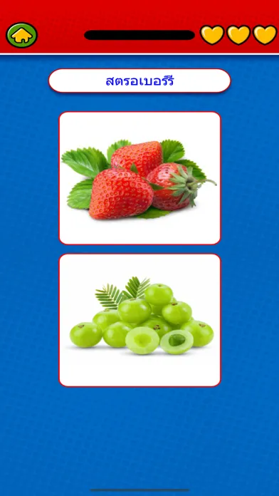 Captures d'écran de Game to learn Thai Flashcard