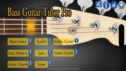 Bass Guitar Tutor Pro 스크린샷