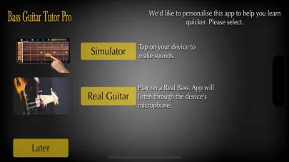 Bass Guitar Tutor Pro 스크린샷