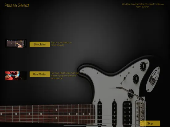 Guitar Riff Pro - Play by Ear iPad  Screenshots