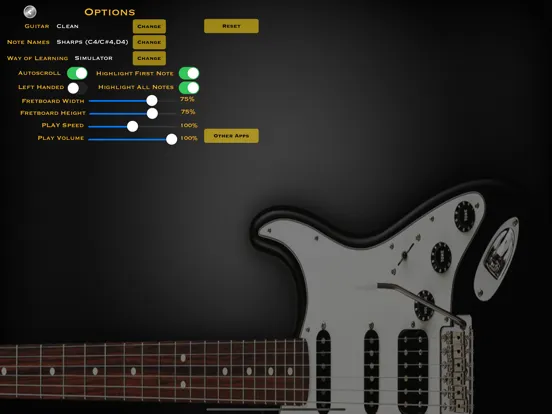 Guitar Riff Pro - Play by Ear iPad  Screenshots
