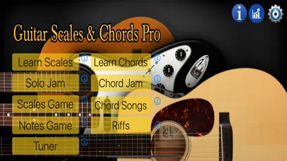 Guitar Scales & Chords Pro 스크린샷