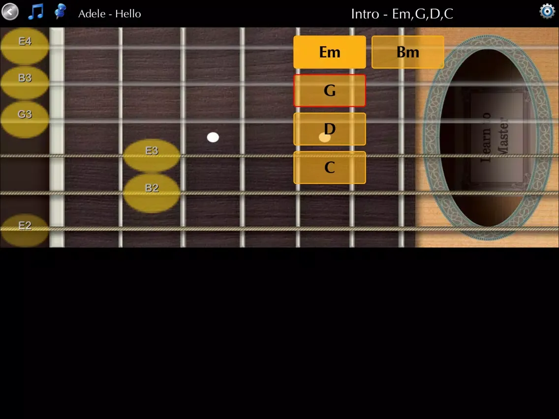Guitar Tutor iPad  স্ক্রিনশট
