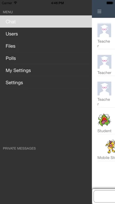 Скриншоты Backchannel Chat