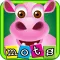 First French words with phonics: educational game for children