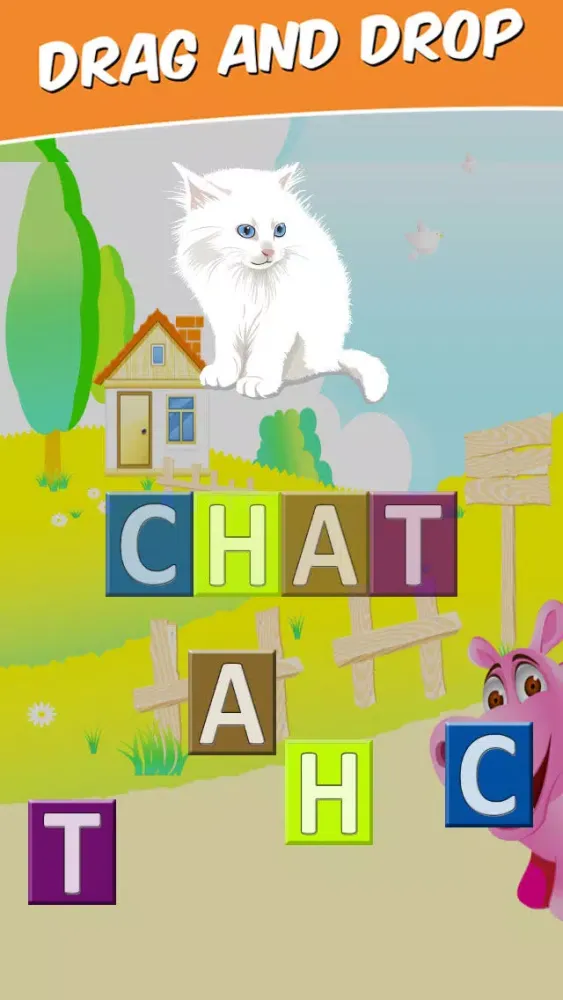 Скриншоты First French words with phonics: educational game for children