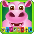 First Spanish words with Phonics: educational game for children