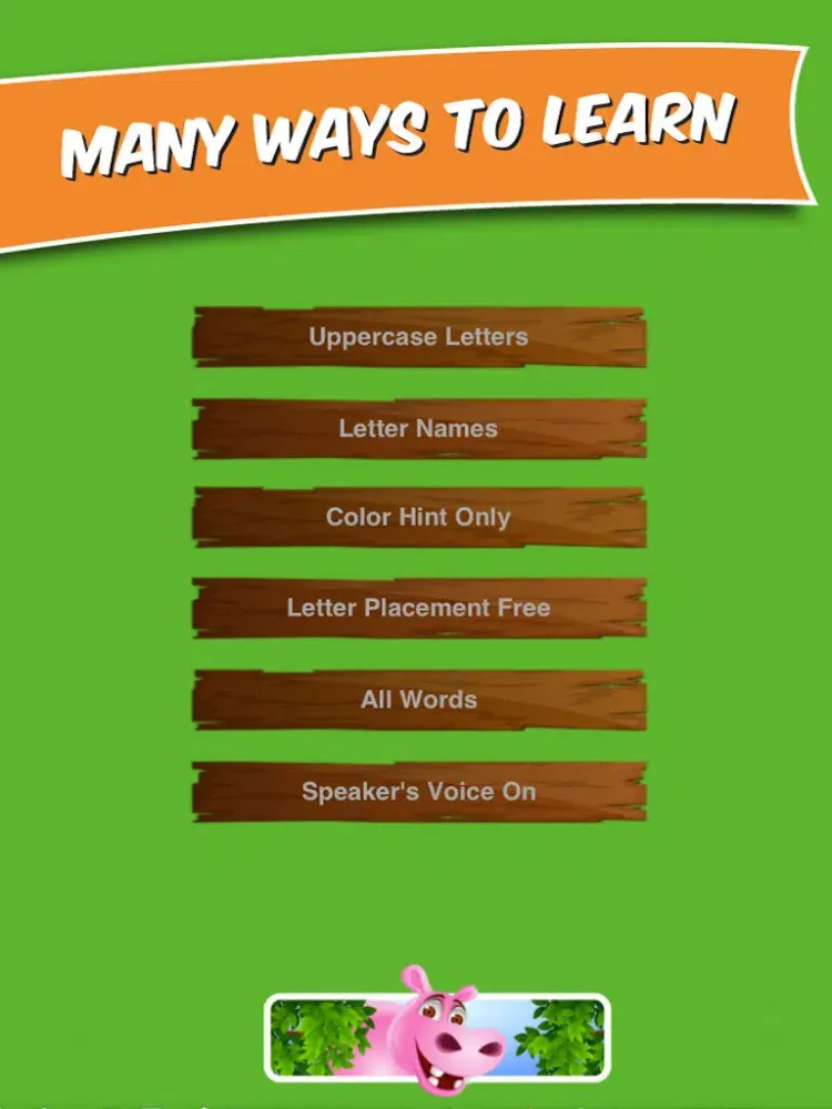 Скриншоты First Spanish words with Phonics: educational game for children iPad 