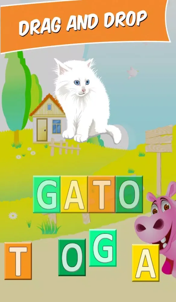 Скриншоты First Spanish words with Phonics: educational game for children