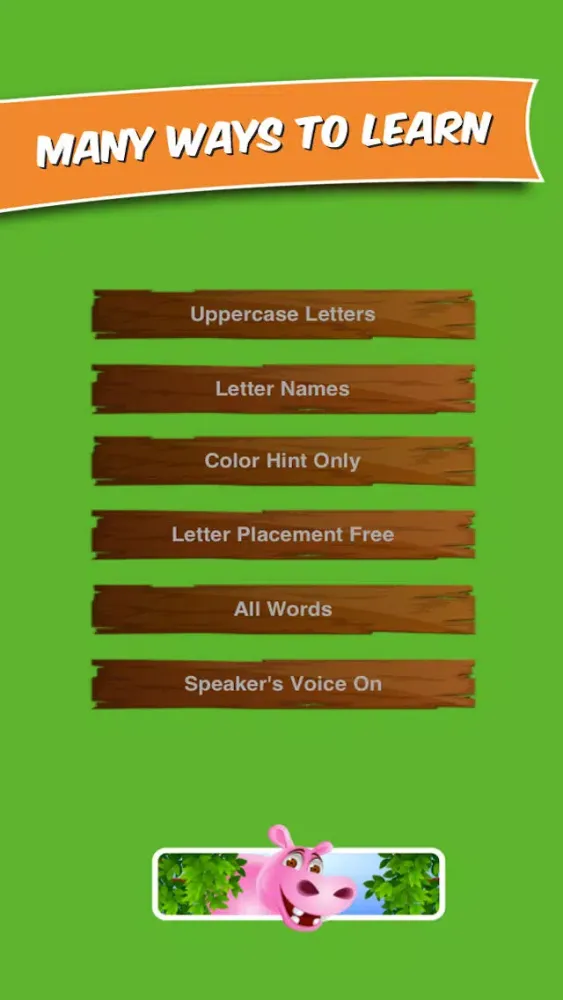 Скриншоты First Spanish words with Phonics: educational game for children