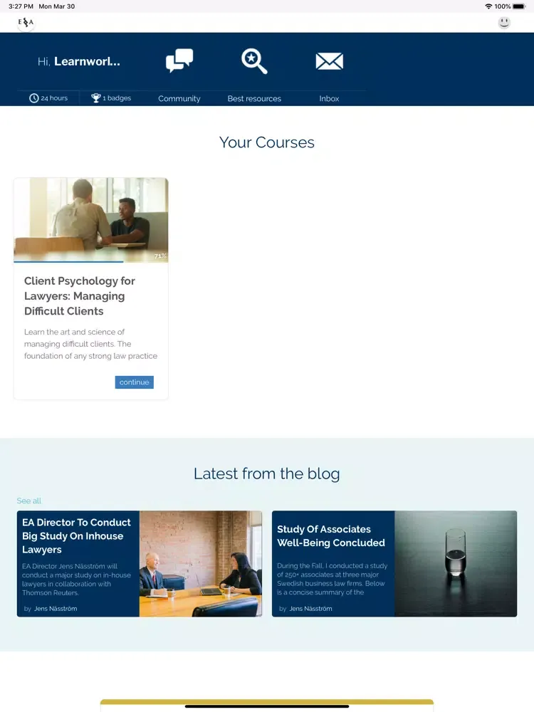 تصاویر Efficametric Associates iPad 