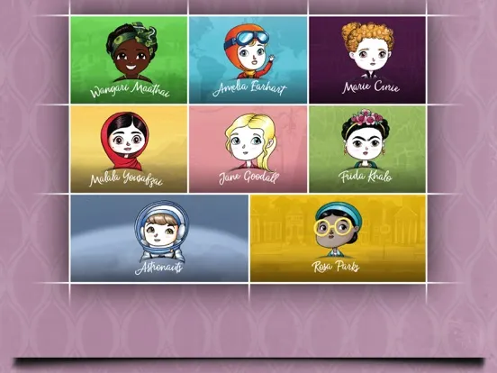 ภาพหน้าจอของ Women Who Changed the World iPad 