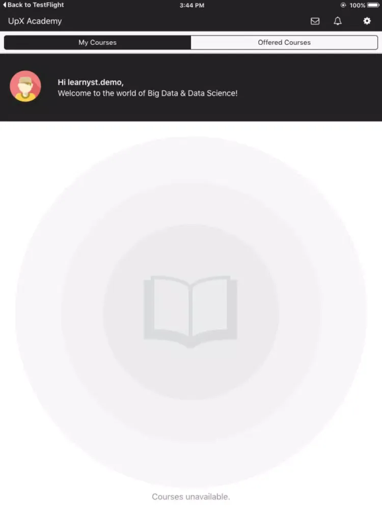 UpX Academy iPad  スクリーンショット