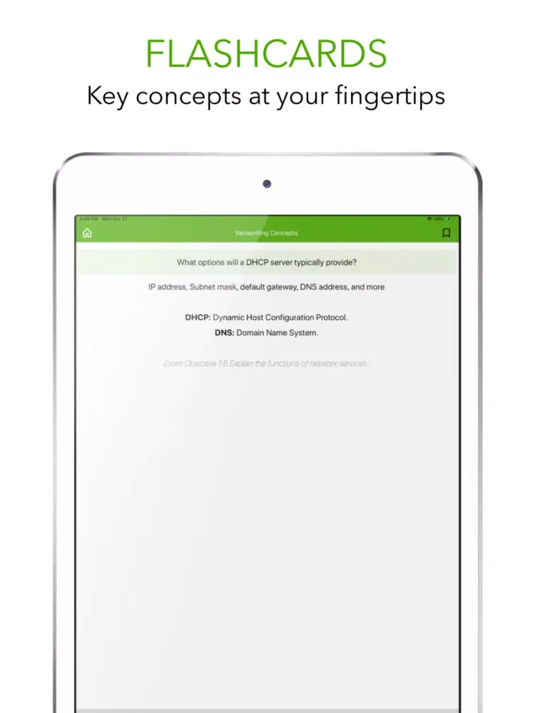 CompTIA Network+ N10-007 Prep iPad  سکرین شاٹس