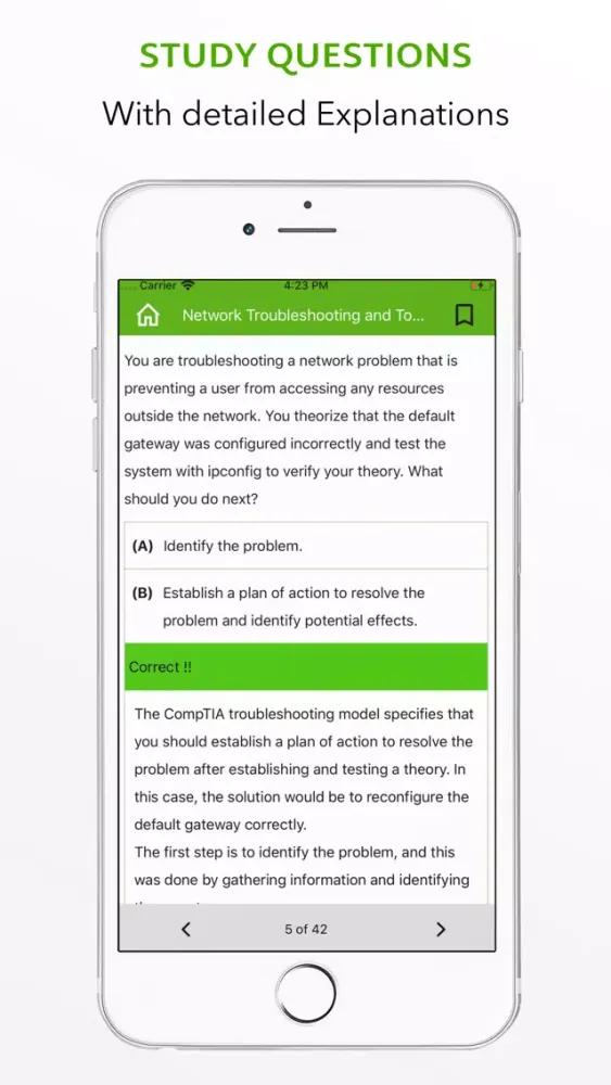 CompTIA Network+ N10-007 Prep سکرین شاٹس