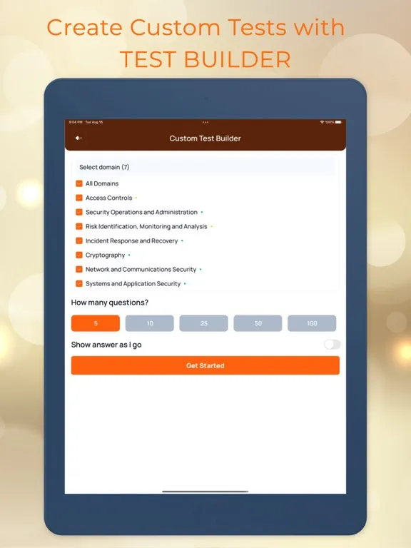 Zrzuty ekranu SSCP - (ISC)² Official App iPad 